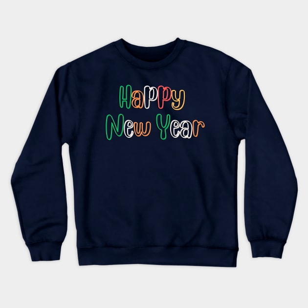 "Cheers to a Bright Beginning: Happy New Year 2024!" Crewneck Sweatshirt by Artistic Design